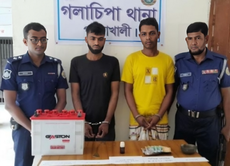 গলাচিপায় খাবারে চেতনানাশক প্রয়োগ করে চুরির ঘটনায় ২ চোর গ্রেপ্তার