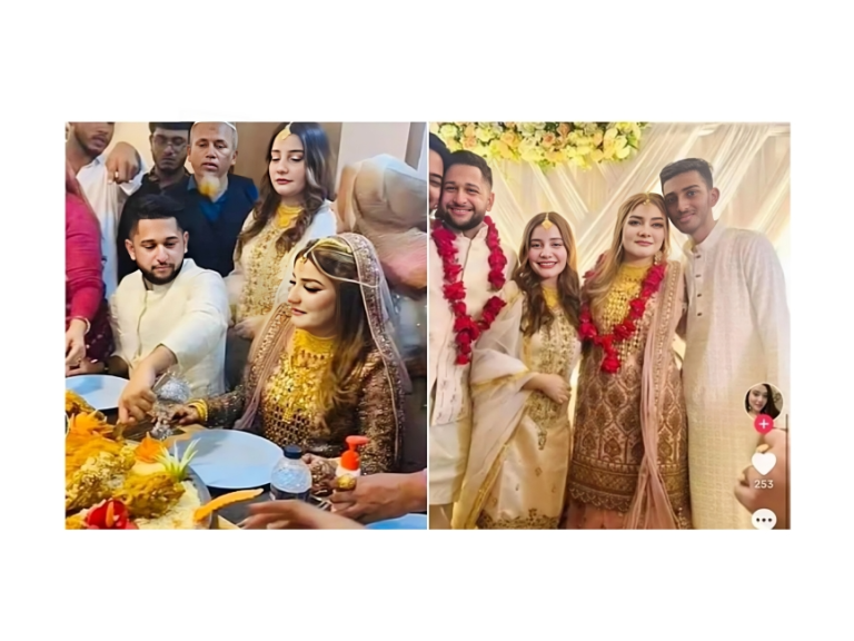 তৌহিদ আফ্রিদির বিয়ের ছবি ভাইরাল, স্ত্রীর নাম রাইসা