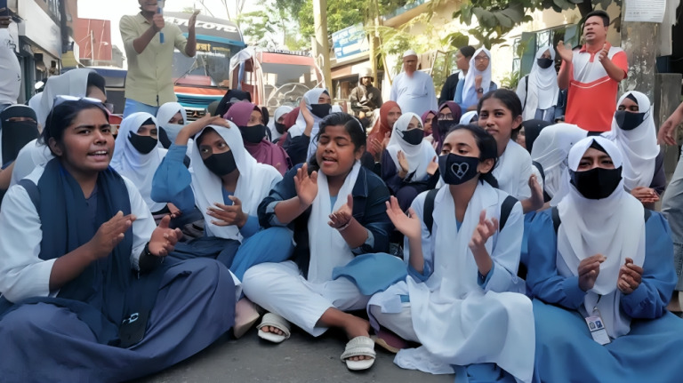 বাউফলে ইউএনও মো. বশির গাজির অপসারণ দাবিতে বিক্ষোভ