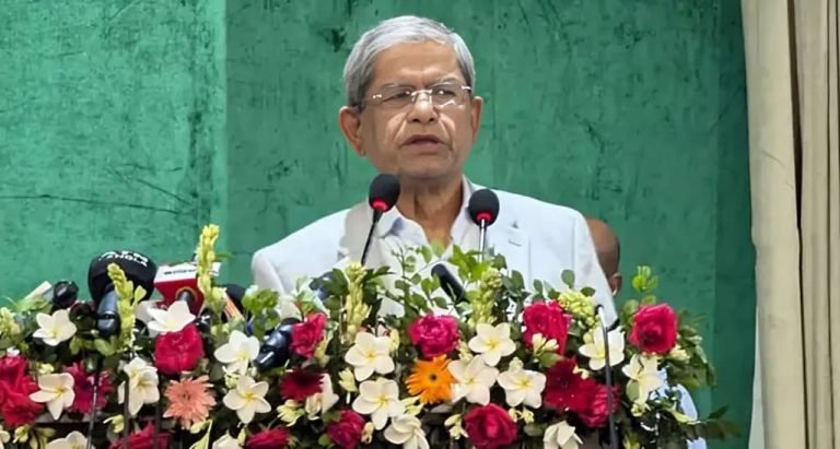 মিডিয়ার একাংশ অন্তর্বর্তী সরকারের কাজ দেখতে পায় না”: মির্জা ফখরুলের মন্তব্য