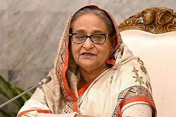 ক্ষমতাচ্যুত হওয়ার পেছনে যুক্তরাষ্ট্রকে দায়ী করেছেন   শেখ হাসিনা