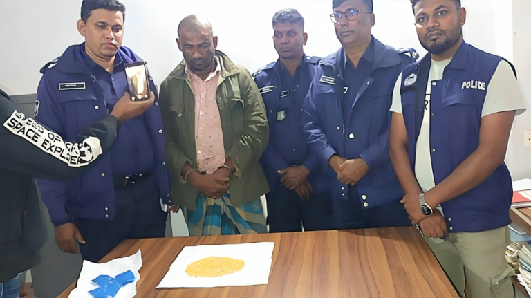 মহিপুরে মাদকের গডফাদার আল-আমিন গ্রেপ্তার