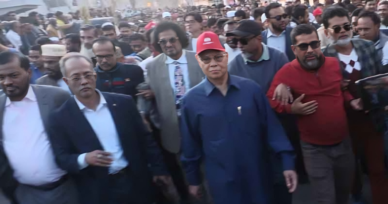 তারেক রহমানের ৩১ দফা বাস্তবায়নের দাবিতে পটুয়াখালীতে বিশাল গণমিছিল