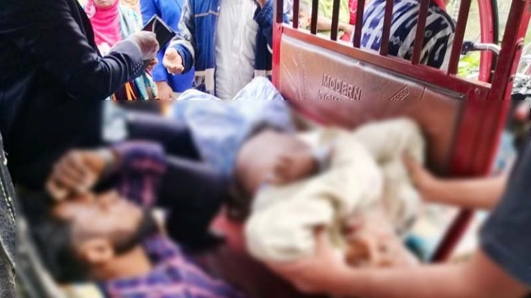 বাউফলে প্রাইভেটকার-মোটরসাইকেল সংঘর্ষে ২ জন আহত