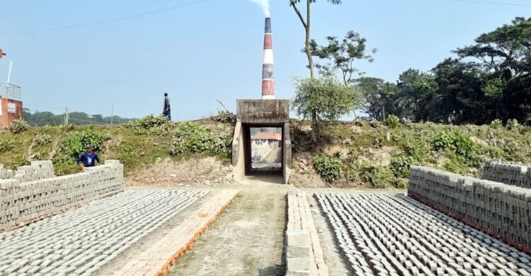 বরগুনায় বাঁধ কেটে ইটভাটার পথ নির্মাণ