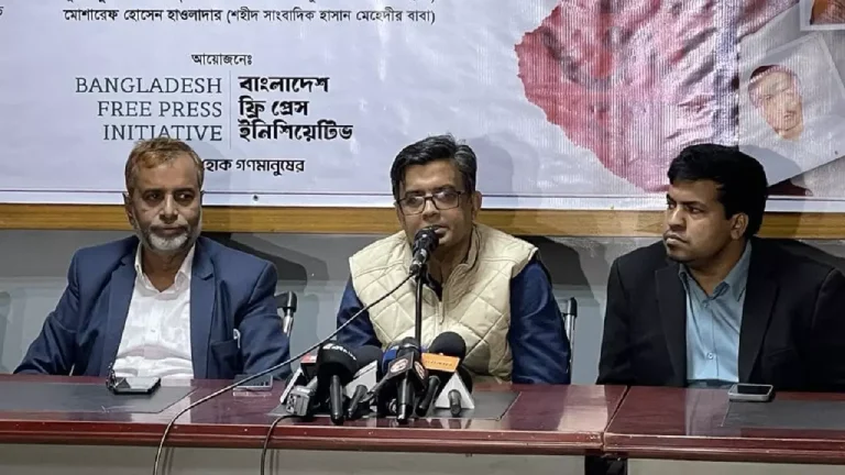 সাংবাদিক হত্যার জন্য শেখ হাসিনাকে বিচারের মুখোমুখি করা হবে: প্রেস সচিব