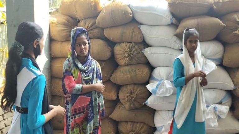 বরগুনায় বিদ্যালয় ভবন এখন ধানের গোডাউন, বিপাকে শিক্ষার্থীরা