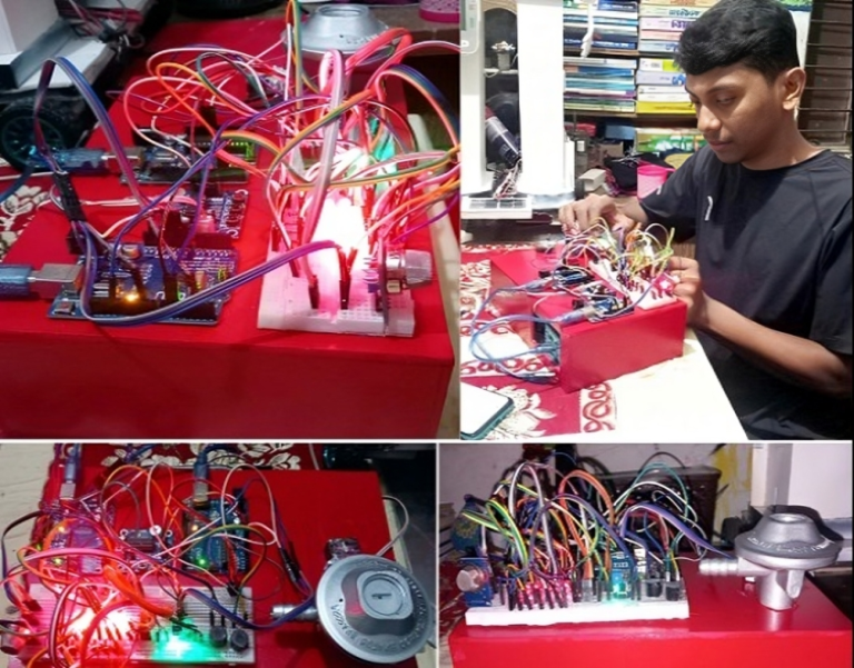 আগুন লাগলেই সর্তক করবে বরিশালের ক্ষুদে বিজ্ঞানী ইরারনের ‘অগ্নি’ ডিভাইস