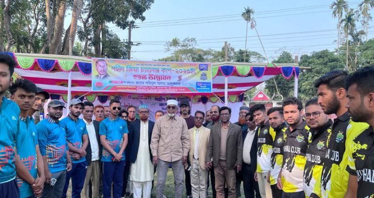 বাউফলে শহীদ জিয়া চ্যালেঞ্জ কাপ ক্রিকেট টুর্নামেন্ট উদ্বোধন