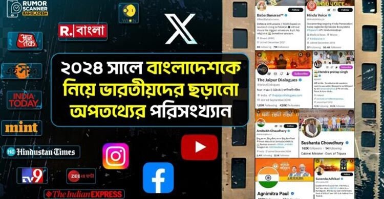 ২০২৪ সালে ভারতীয় অপতথ্যের বন্যা: বাংলাদেশ নিয়ে ১৪৮টি ভুল তথ্য প্রচার