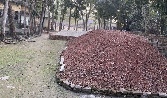শিক্ষা প্রতিষ্ঠানের মাঠে ইট-বালু ব্যবসা, বঞ্চিত খেলাধুলা