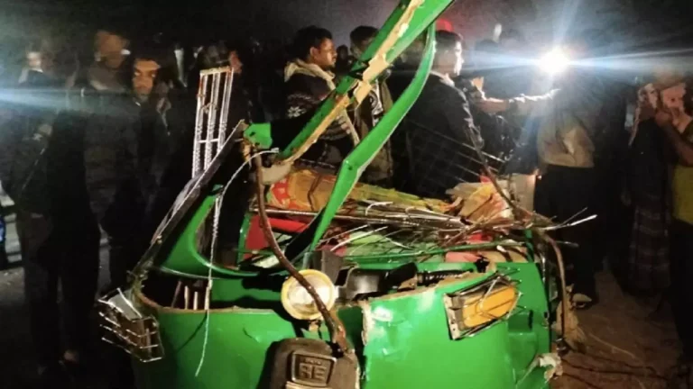 জামালপুরে ট্রাকচাপায় অটোরিকশার ৫ যাত্রী নিহত, আহত ১