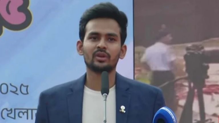 দেশ পুনর্গঠনে জনগণের ধৈর্য ও অংশগ্রহণের আহ্বান যুব উপদেষ্টা আসিফ মাহমুদ সজীবের