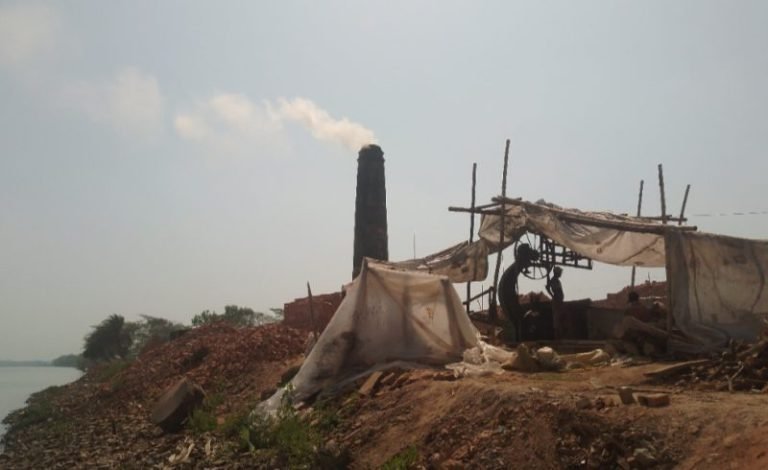 দুমকিতে অবৈধ ইটভাটা, প্রশাসনের নাকের ডগায় চলছে কাঠ পোড়ানো