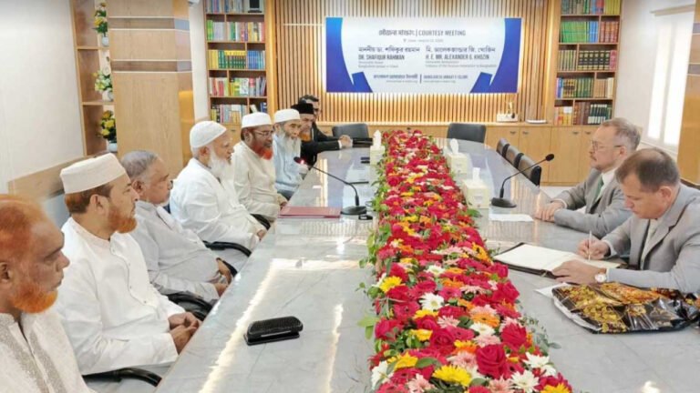 জামায়াত আমিরের সঙ্গে রুশ রাষ্ট্রদূতের সাক্ষাৎ