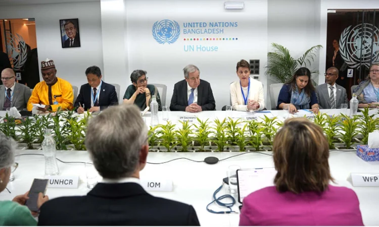 রোহিঙ্গা ইস্যুতে জাতিসংঘের অব্যাহত সমর্থন, গুতেরেসের আশ্বাস