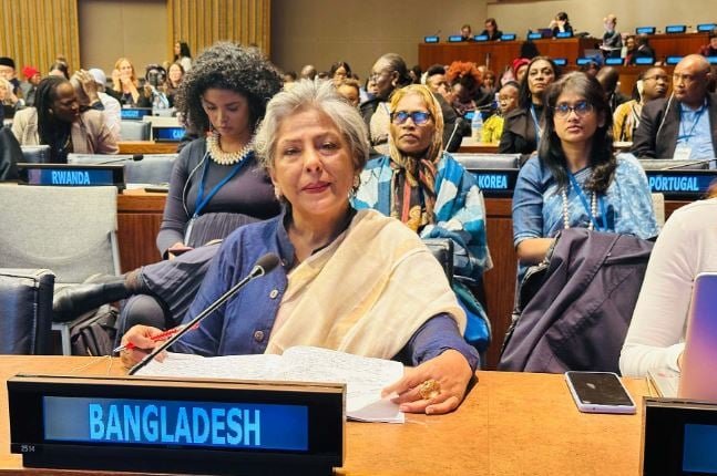নারীর ক্ষমতায়নে বৈশ্বিক সহযোগিতা বৃদ্ধির আহ্বান শারমীন এস মুরশিদের