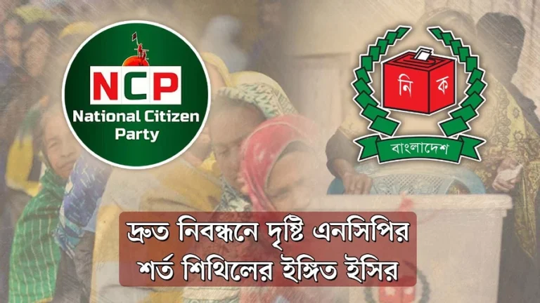 দ্রুত নিবন্ধনের পথে জাতীয় নাগরিক পার্টি (এনসিপি)