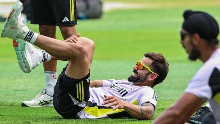 বলের আঘাতে পড়ে গেলেন কোহলি, ফাইনালে খেলতে পারবেন?