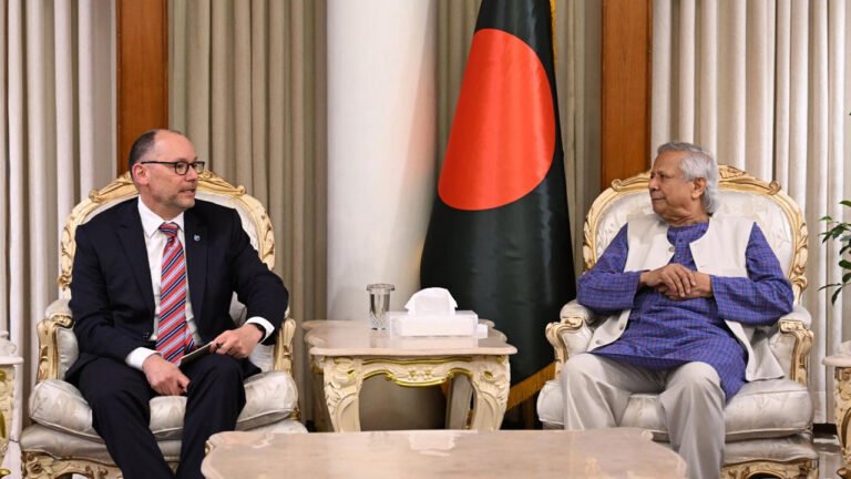 প্রধান উপদেষ্টার সাথে সাক্ষাৎ করেছেন পিটার হাস