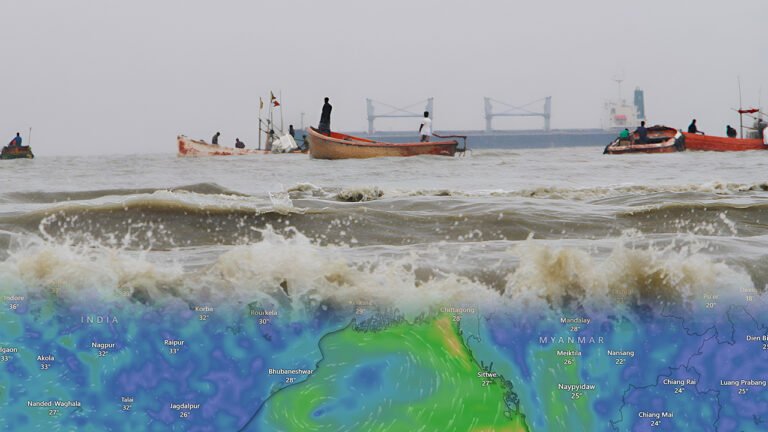 বঙ্গোপসাগরে লঘুচাপ, পায়রাসহ সকল বন্দরে ৩ নম্বর সংকেত