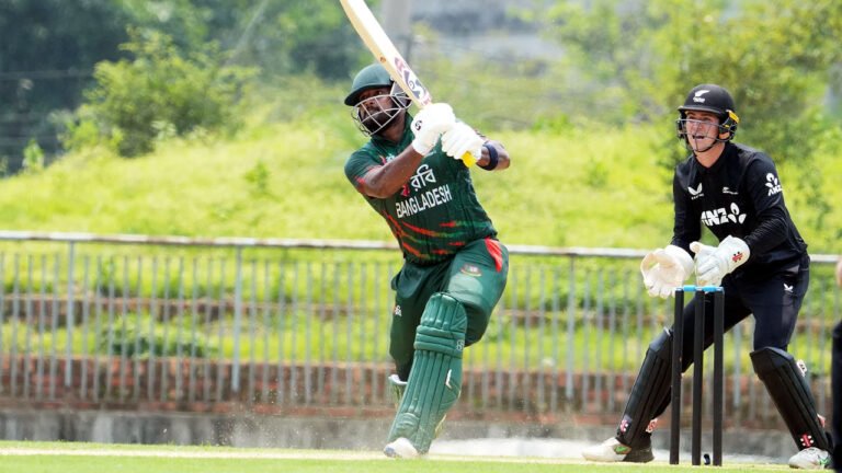 নিউজিল্যান্ডের বিপক্ষে হেরেছে বাংলাদেশ
