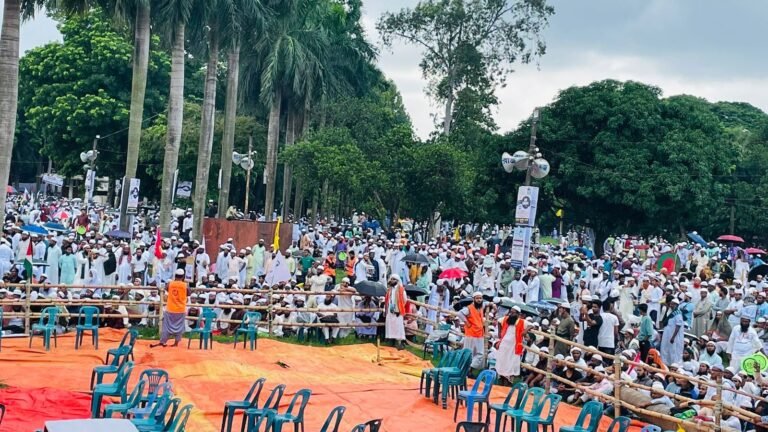 ইসলামী আন্দোলনের মহাসমাবেশের প্রথম অধিবেশন শুরু, হাজারো নেতাকর্মীদের আগমন