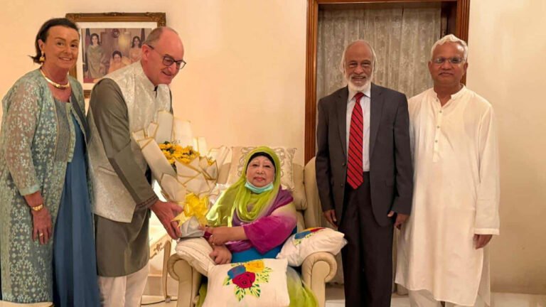 বিদায়ী জার্মান রাষ্ট্রদূতের খালেদা জিয়ার সঙ্গে সৌজন্য সাক্ষাৎ