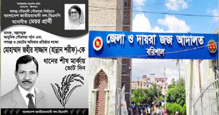 গৌরনদী পৌরসভার বৈধ মেয়র দাবি, আদালতে বিএনপি প্রার্থীর আবেদন