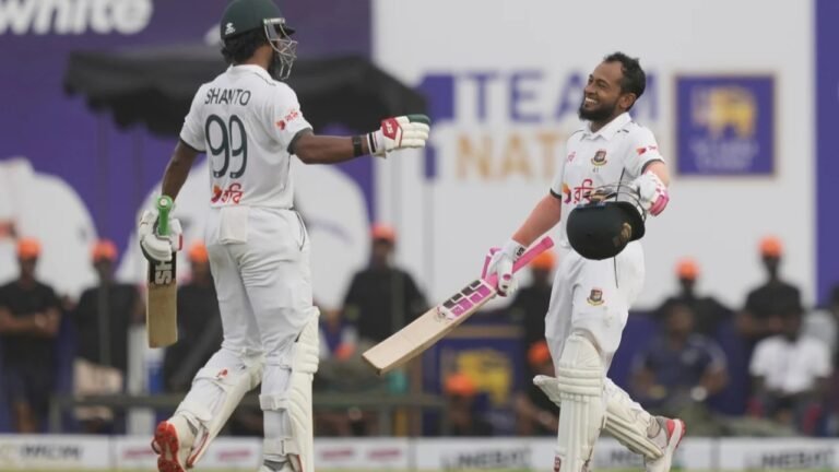 শান্ত-মুশফিকের জাদুতে দুর্দান্ত শুরু বাংলাদেশের