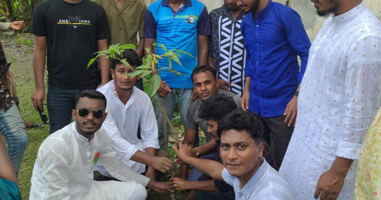 রাঙ্গাবালীর বড়বাইশদিয়ায় ছাত্রদলের বৃক্ষরোপণ কর্মসূচি পালিত