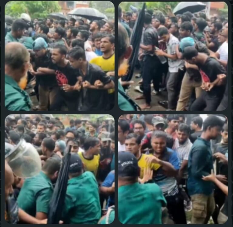 বরিশালে ইঞ্জিনিয়ারিং শিক্ষার্থীদের সঙ্গে পুলিশের সংঘর্ষ, আহত ৩০