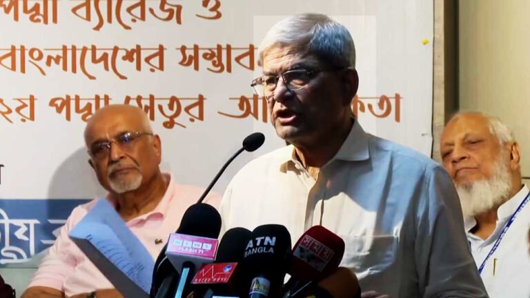 দ্বিতীয় পদ্মা সেতু সময়ের দাবি: মির্জা ফখরুল