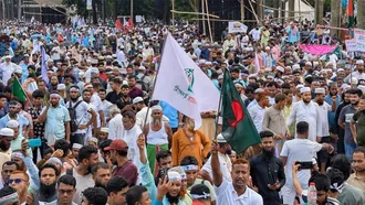 সমাবেশ শুরুর পূর্বেই সোহরাওয়ার্দী উদ্যানে জামায়াতের লাখো মানুষের ঢল