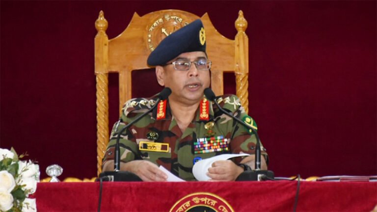 অবাধ ও নিরপেক্ষ নির্বাচনে সরকারকে সহযোগিতায় প্রস্তুত সেনাবাহিনী :সেনাপ্রধান