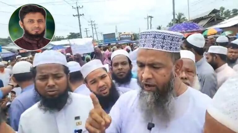 বাসচাপায় ইসলামী আন্দোলন নেতা নিহত, মরদেহ দাফনে অনড় সহকর্মীরা