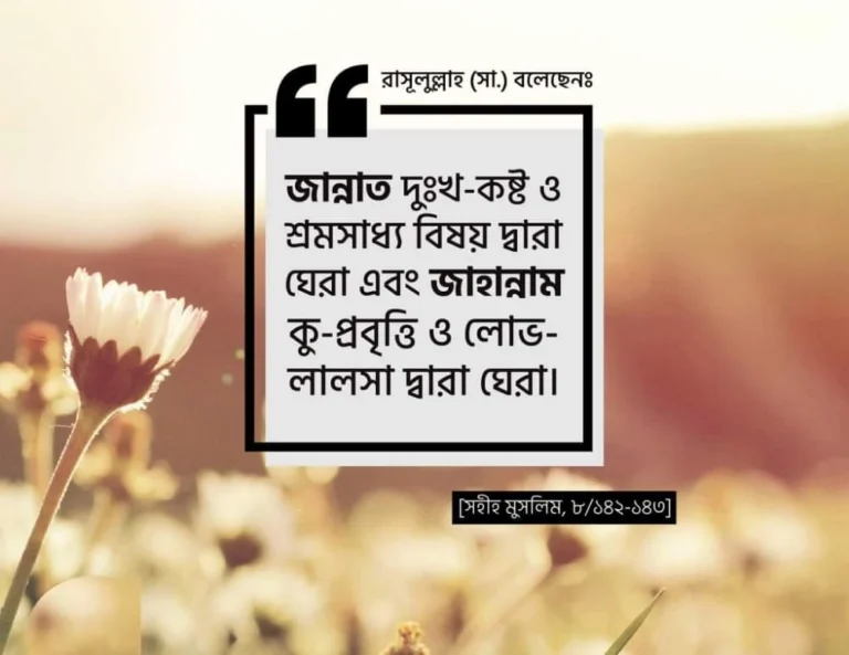 দুনিয়ার যেসব জিনিস জান্নাতে থাকবে না