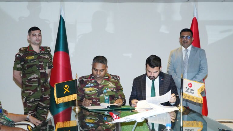 তার্কিশ এয়ারলাইন্সের সঙ্গে চুক্তি করল বাংলাদেশ সেনাবাহিনী