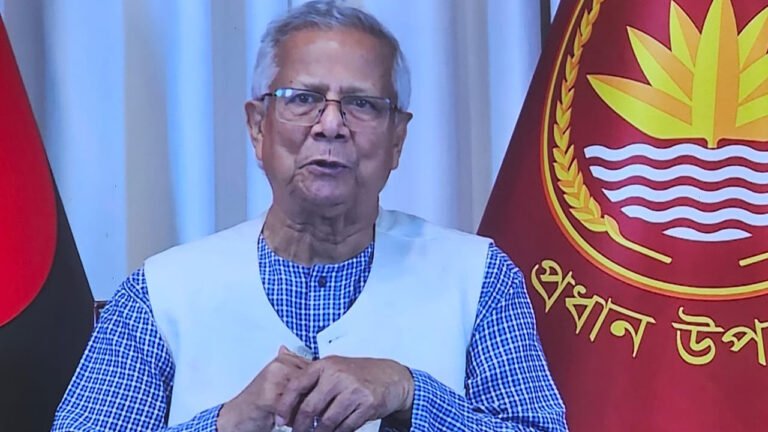 জুলাই শহীদদের আত্মত্যাগ বৃথা যেতে দেব না: প্রধান উপদেষ্টা ইউনূসের ভিডিও বার্তা