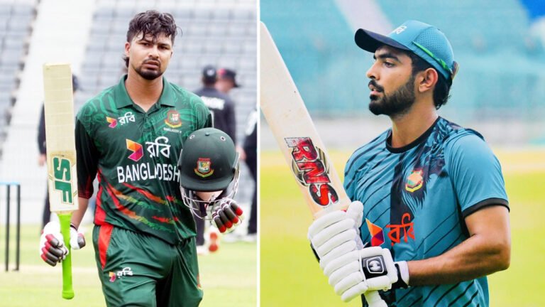 এশিয়া কাপের বাংলাদেশ দল ঘোষণা, চমক নুরুল হাসান সোহান ও সাইফ হাসান