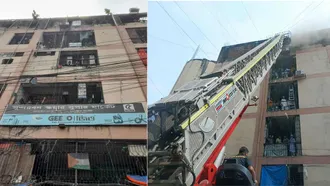 সুন্দরবন স্কয়ারে ভয়াবহ আগুন, ১১টি ইউনিট কাজ করছে নিয়ন্ত্রণে