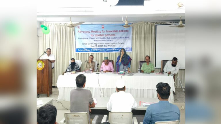 প্রতিবন্ধীরা সুবিধা বঞ্চিত থাকবে কতদিন, কারিতাসের সেমিনারে অভিযোগ
