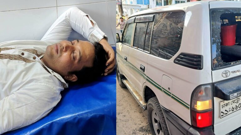 ভোলায় সহকারী অ্যাটর্নি জেনারেলের ওপর হামলা, গাড়ি ভাঙচুর, ৫ জন আহত