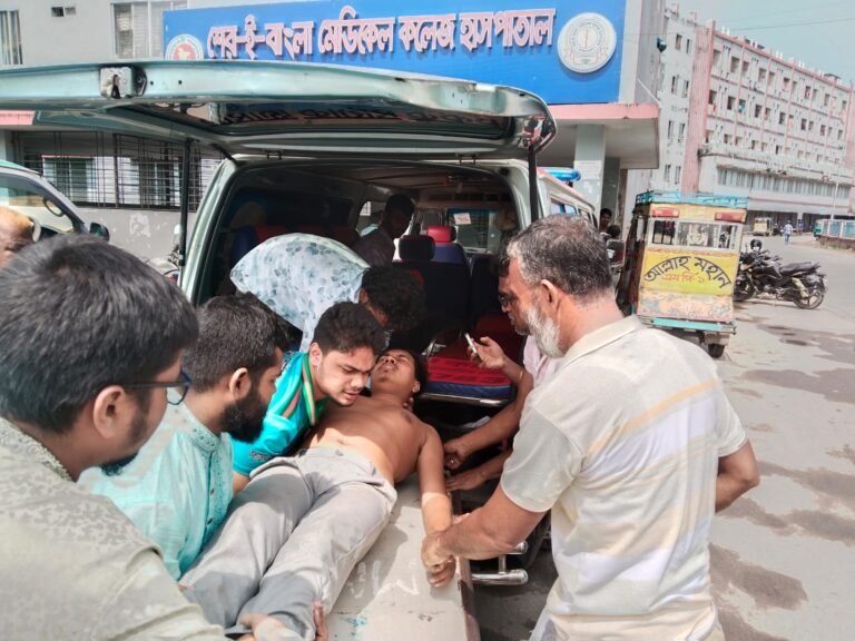 মুলাদী কলেজে ছাত্রদল-শিবির সংঘর্ষে আহত ২৫