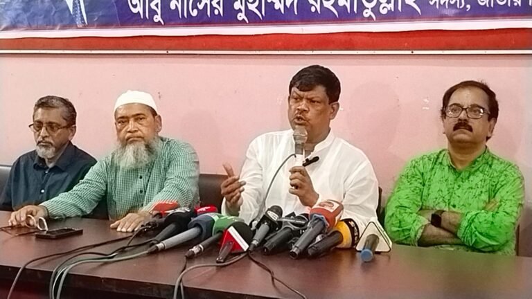 শহীদ জিয়া দেশে প্রথম গণমাধ্যমের স্বাধীনতা নিশ্চিত করেছেন : রহমাতুল্লাহ