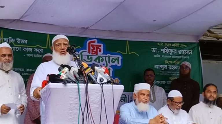 ৪৭ দিন পর জনসম্মুখে জামায়াত আমির শফিকুর রহমান