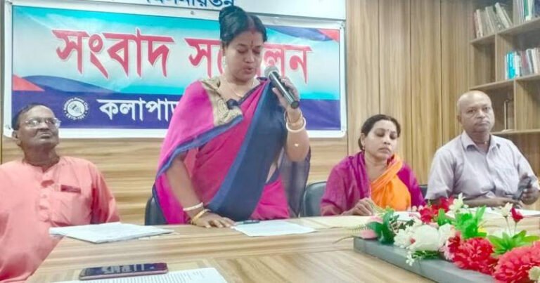 ছাত্র দুর্জয়ের মুক্তির দাবিতে মায়ের সংবাদ সম্মেলন