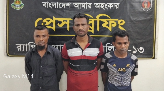 বিপুল পরিমাণ মাদকদ্রব্যসহ গ্রেপ্তার নারীসহ মোট ৫ জন।