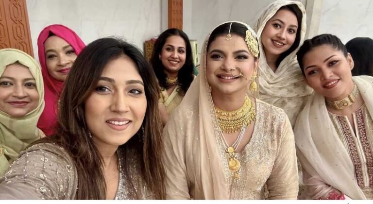 রাফির ক্যামেরা বন্দী শবনম ফারিয়ার দ্বিতীয় বিয়ের অনুষ্ঠান