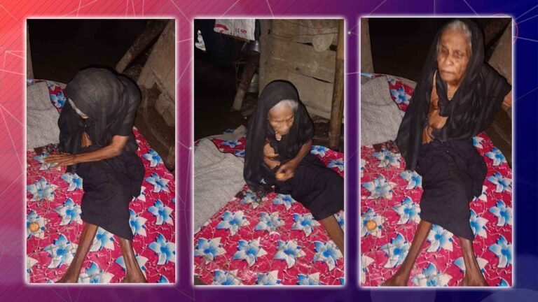 ভোলায় ৯০ বছরের মায়ের আশ্রয় এখন গোয়াল ঘরে